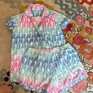 member exclusive roller, rabbit, monkey PJs size small